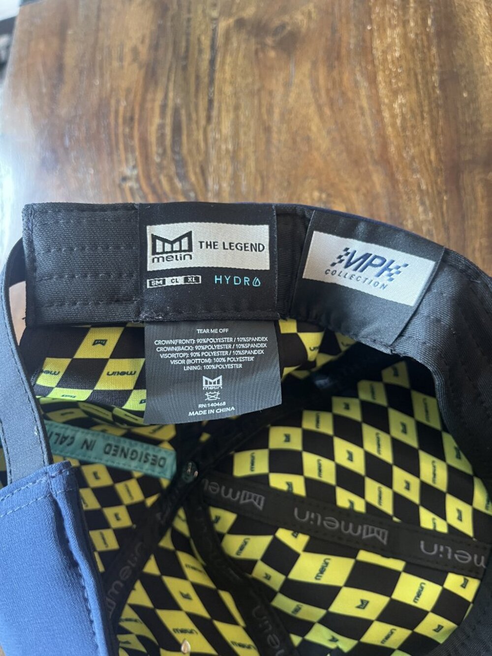 Melin The Legend Hat Navy Blue - Picture 5 of 6